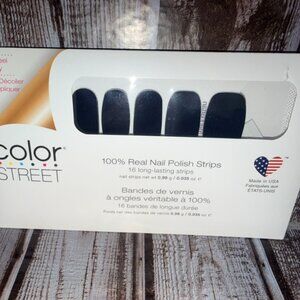 Midnight in Manhattan - Color Street Nail Polish Strips Retired Black Polish